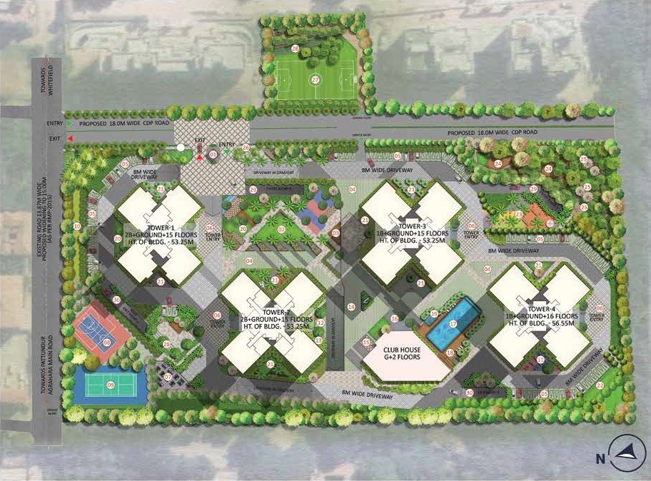 Master plan of Prestige Pine Forest